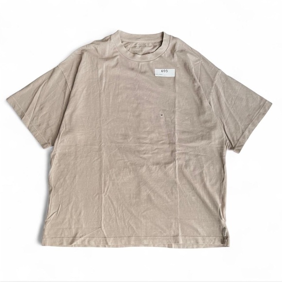 American Eagle Outfitters Other - American Eagle Outfitters Beige Oversized Crew Neck Short Sleeve Tee